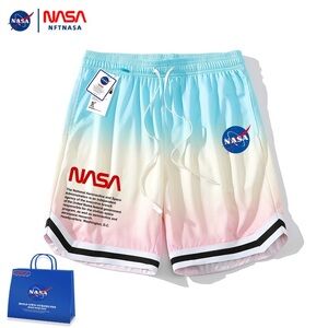 $19.98 only at Holscher.shop NFT NASA Quick-Drying Gradient Pink Casual Shorts